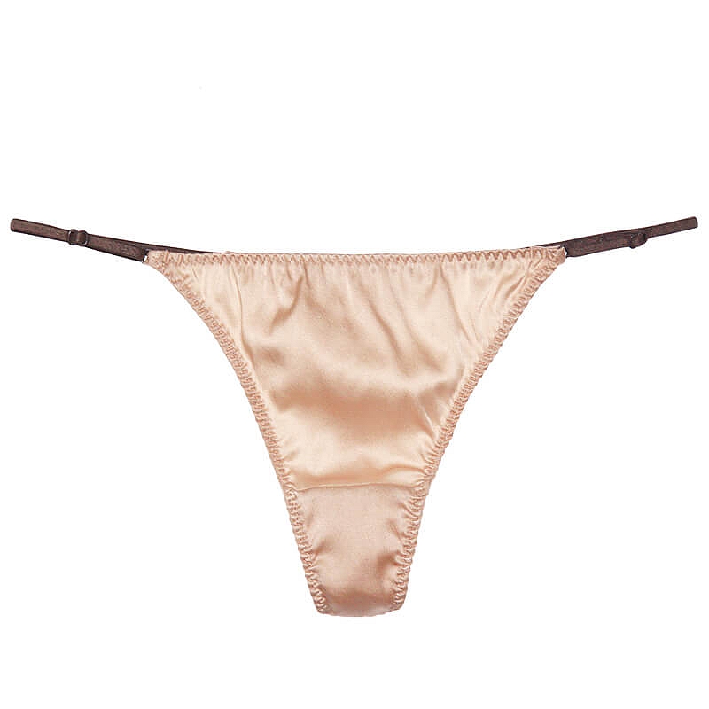 Floral Mesh Silk Thong Panty [FST01] - $32.99 : FreedomSilk, Best Silk ...