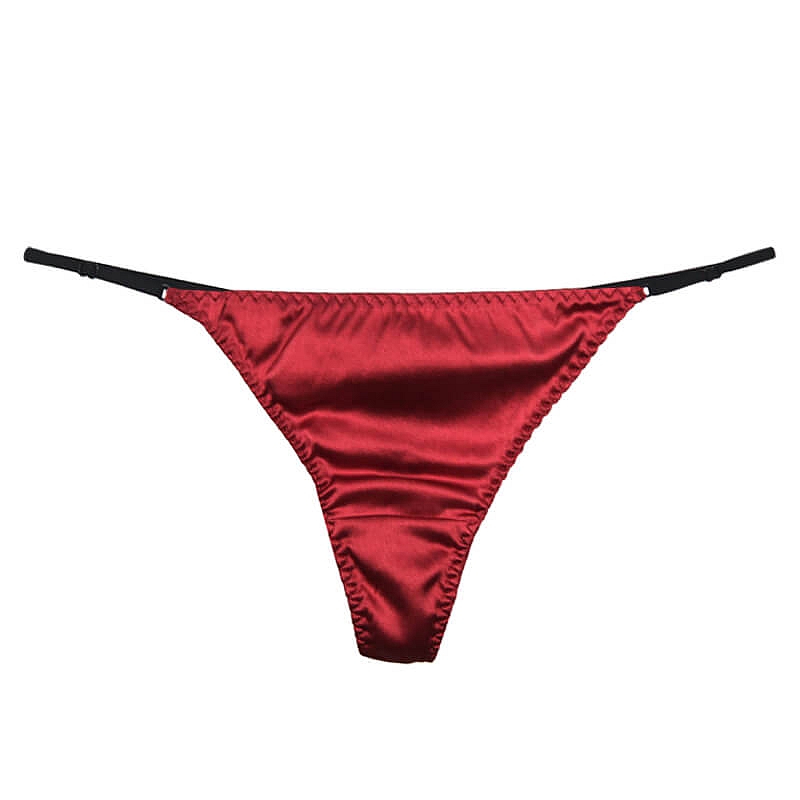 Women's Mulberry Silk Panties Silk Sexy Bikini Silk Briefs Satin