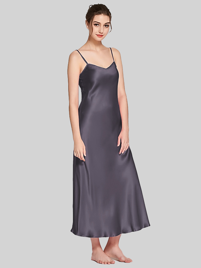 100% Pure Grade 6A Mulberry Silk Nightgowns for Women