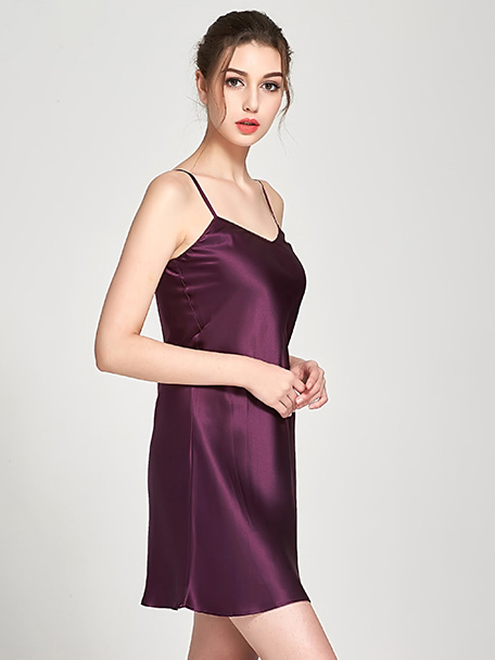 19 Momme V Neck Empire Waist Silk Chemise Nightdress [FS214] - $149.00 :  FreedomSilk, Best Silk Pillowcases, Silk Sheets, Silk Pajamas For Women,  Silk Nightgowns Online Store