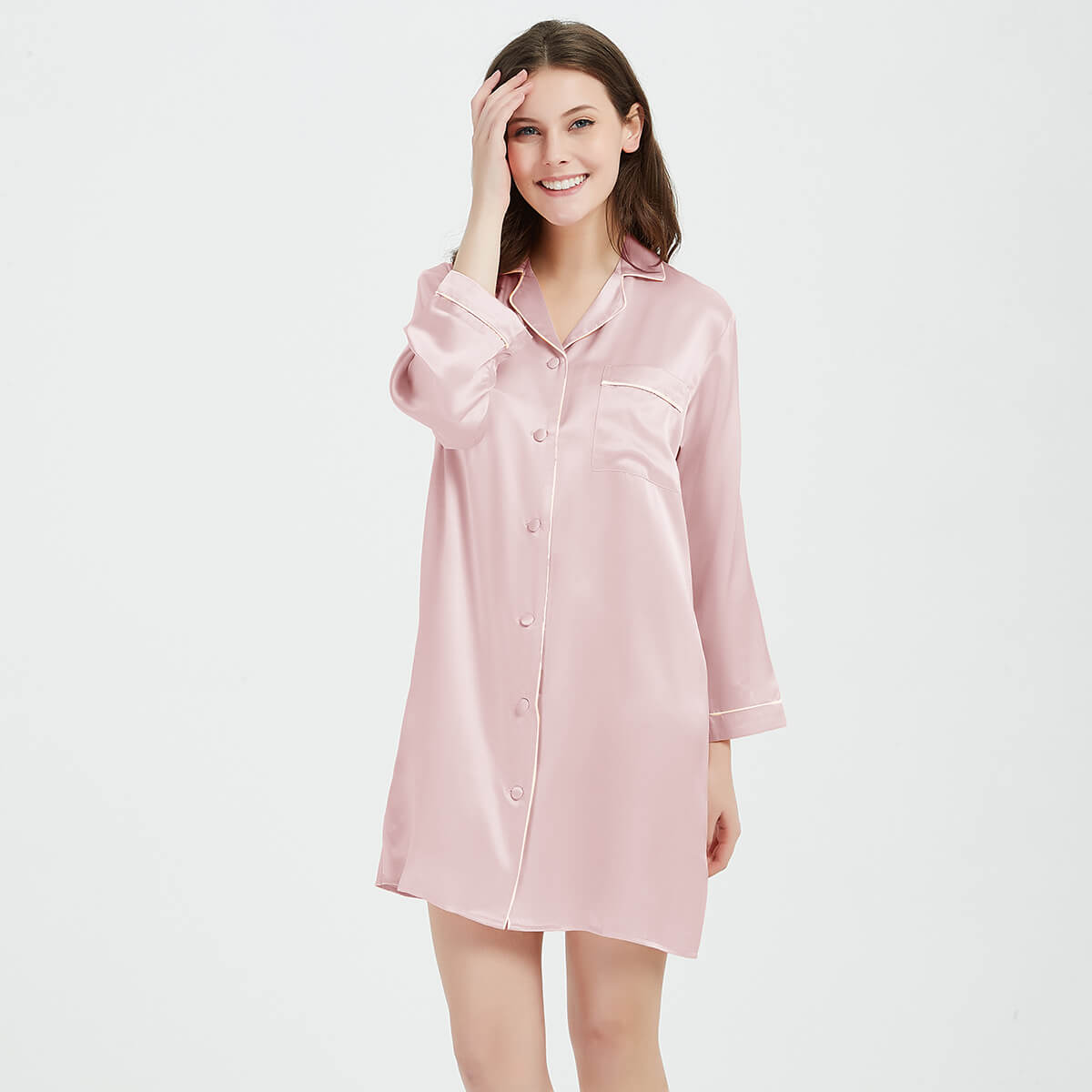 100% pure Mulberry silk nightgown for Women