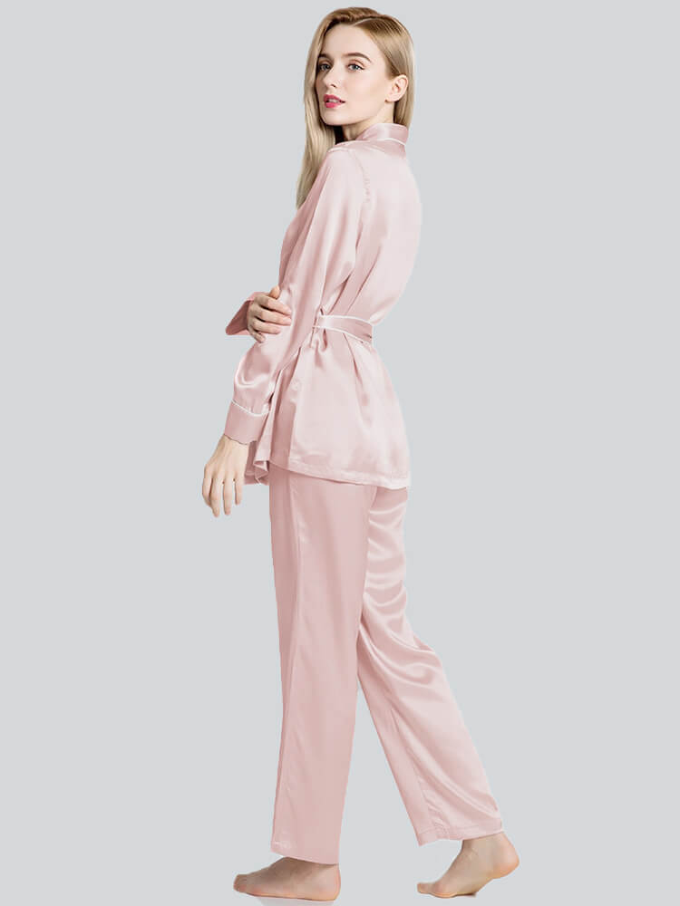 100% pure Mulberry silk pajama Set for Women