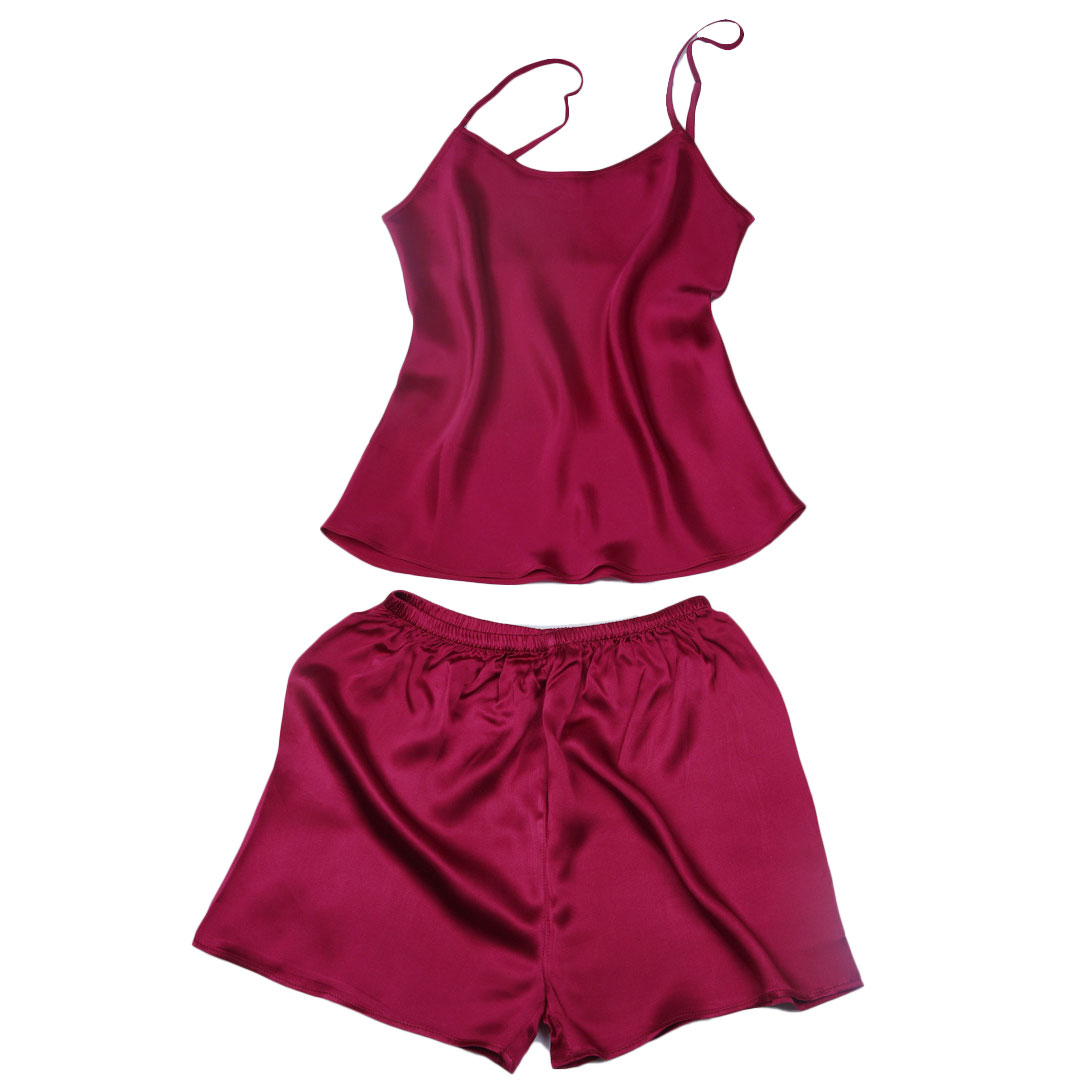 100 pure Mulberry silk camisole set for Women