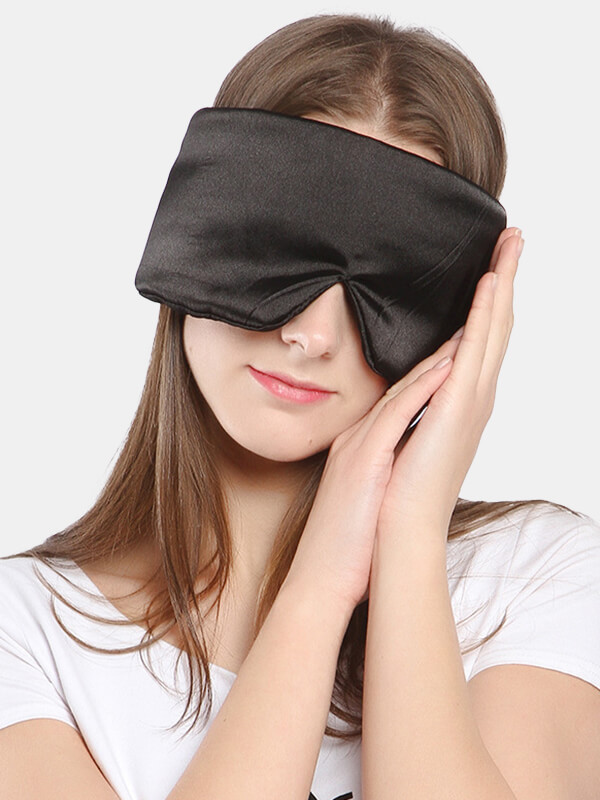 Luxurious Wide Pure Silk Sleeping Eye Masks For Men And Women