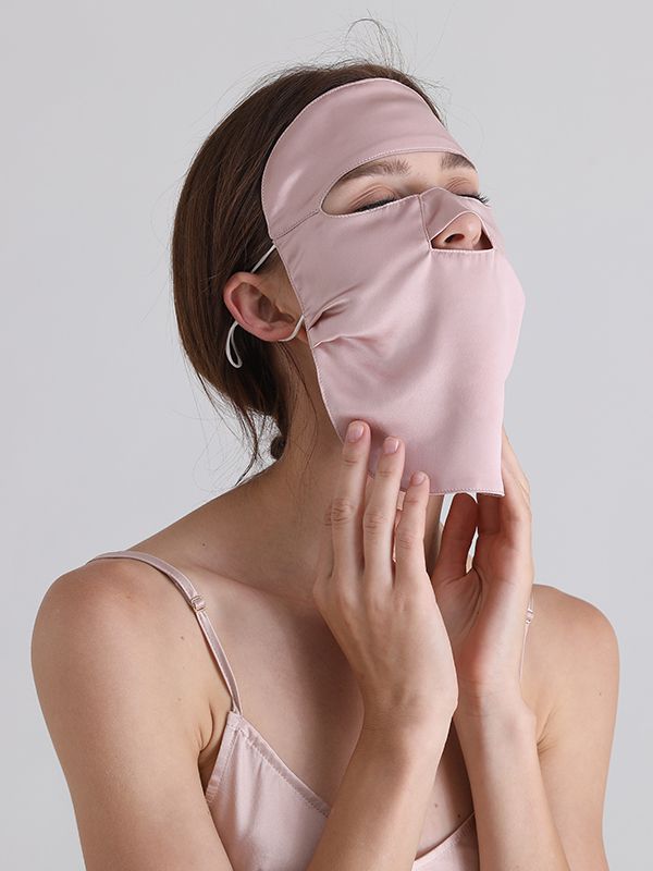 Skin Care Pure Mulberry Silk Face Mask Sun Protection [FSAC004] - $49.00 :  FreedomSilk, Best Silk Pillowcases, Silk Sheets, Silk Pajamas For Women,  Silk Nightgowns Online Store