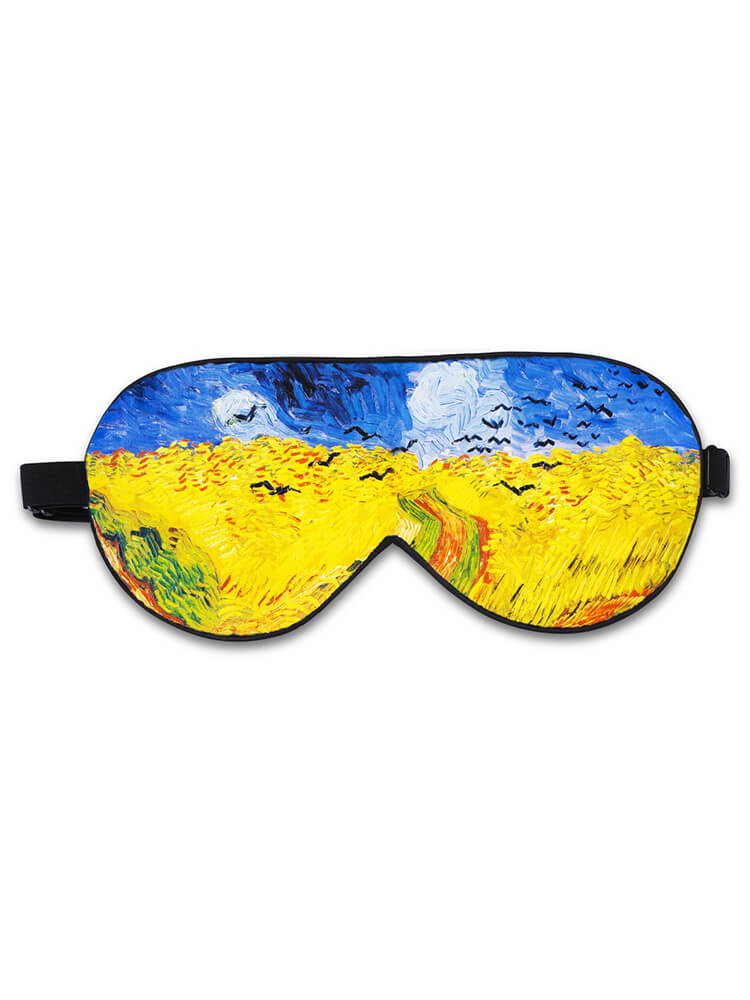 Van Gogh Oil Painting Printed Silk Eye Mask