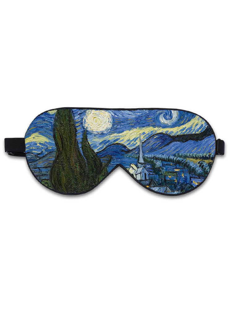 Van Gogh Oil Painting Printed Silk Eye Mask