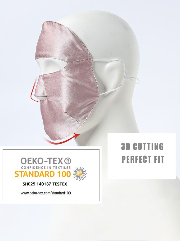 Pure Mulberry Silk Face Mask 3D Cutting Sunscreen