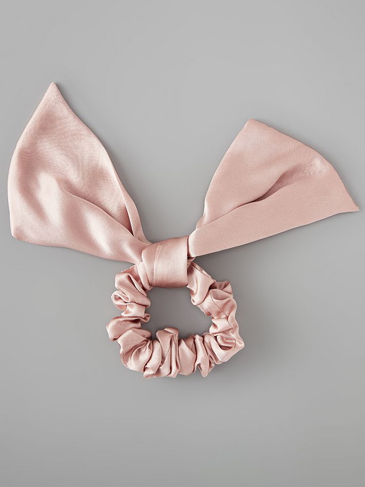 Cute Bunny Ears Silk Hair Scrunchies