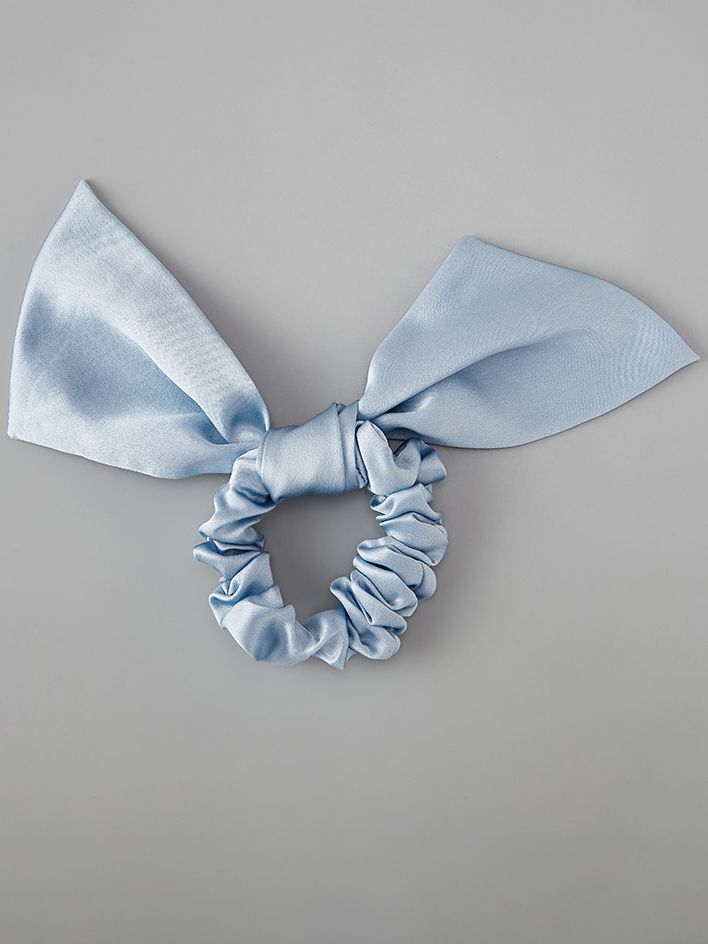 Cute Bunny Ears Silk Hair Scrunchies