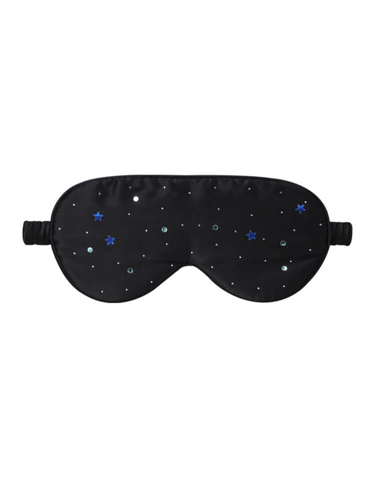 Star Rhinestone Fashion Mulberry Silk Eye Mask