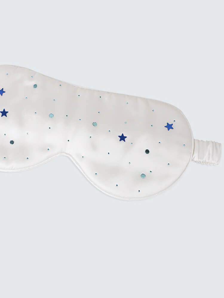 Star Rhinestone Fashion Mulberry Silk Eye Mask
