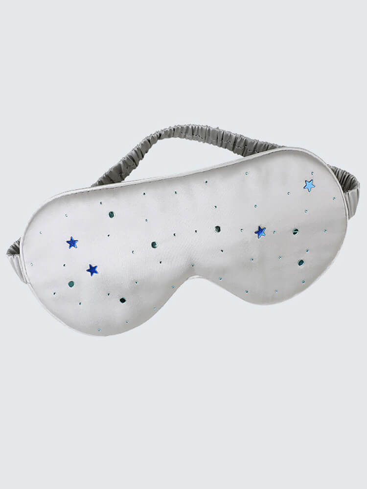 Star Rhinestone Fashion Mulberry Silk Eye Mask