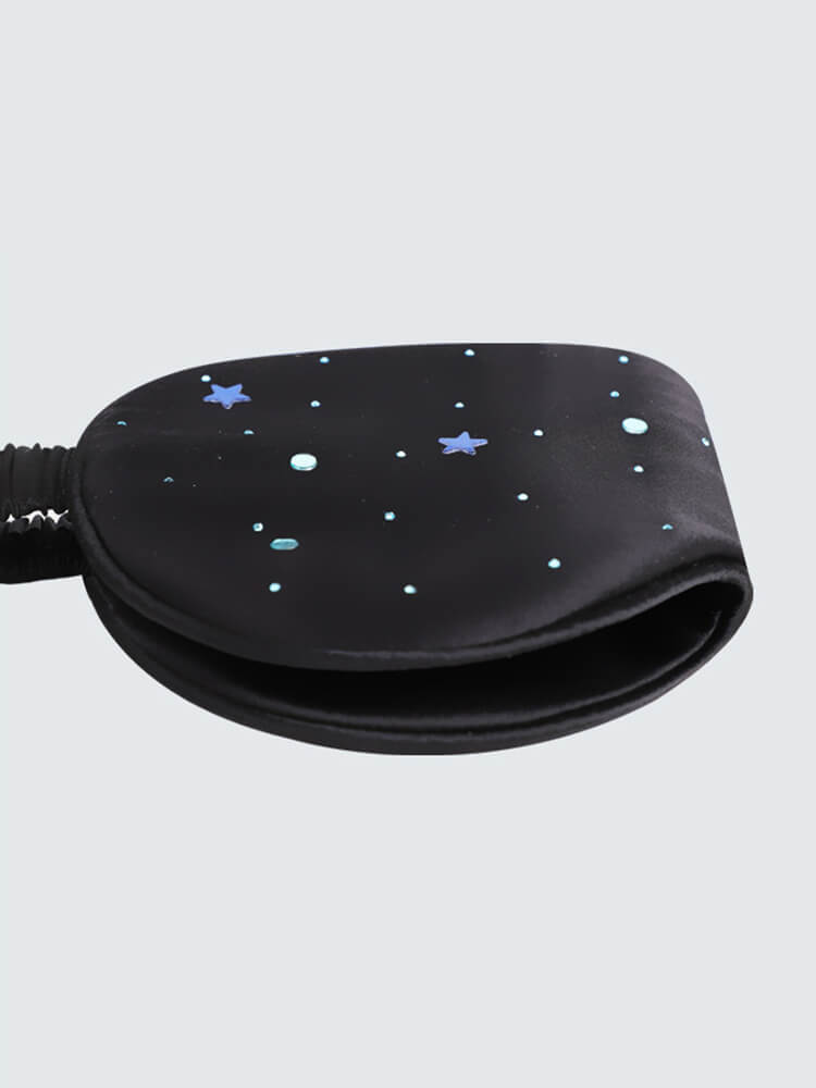 Star Rhinestone Fashion Mulberry Silk Eye Mask