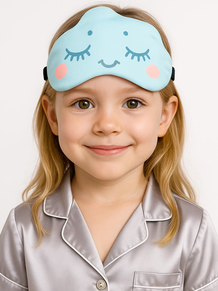 Cartoon Style Kids Silk Eye Mask