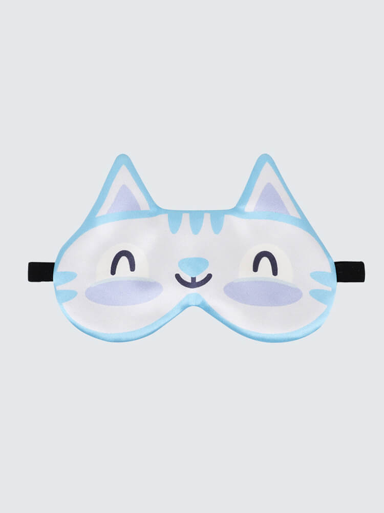 Cartoon Style Kids Silk Eye Mask