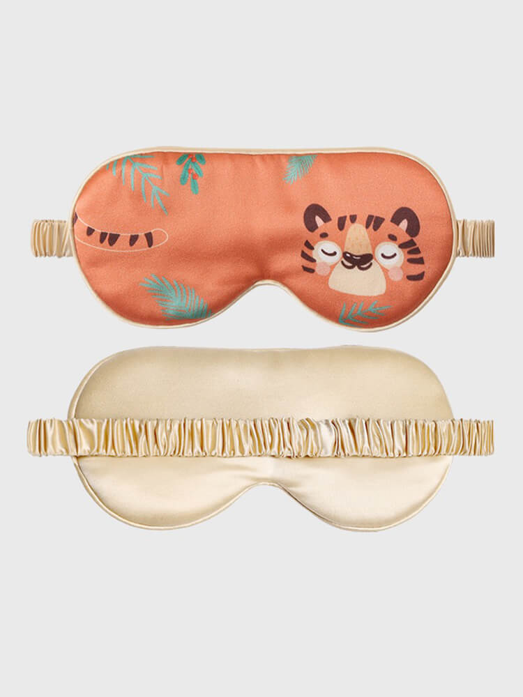 Cartoon Style Kids Silk Eye Mask