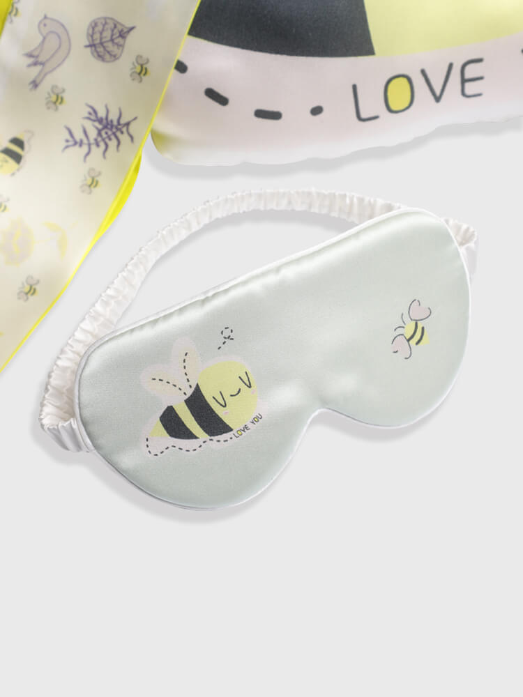 Cartoon Style Kids Silk Eye Mask