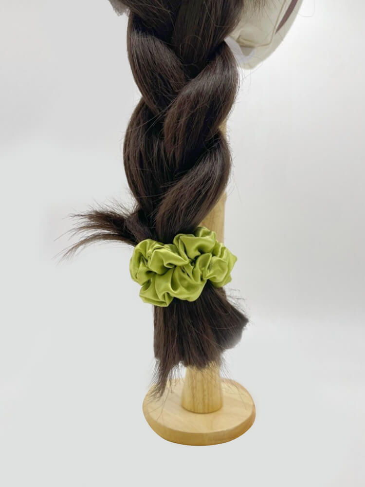 2cm Wide Silk Scrunchies