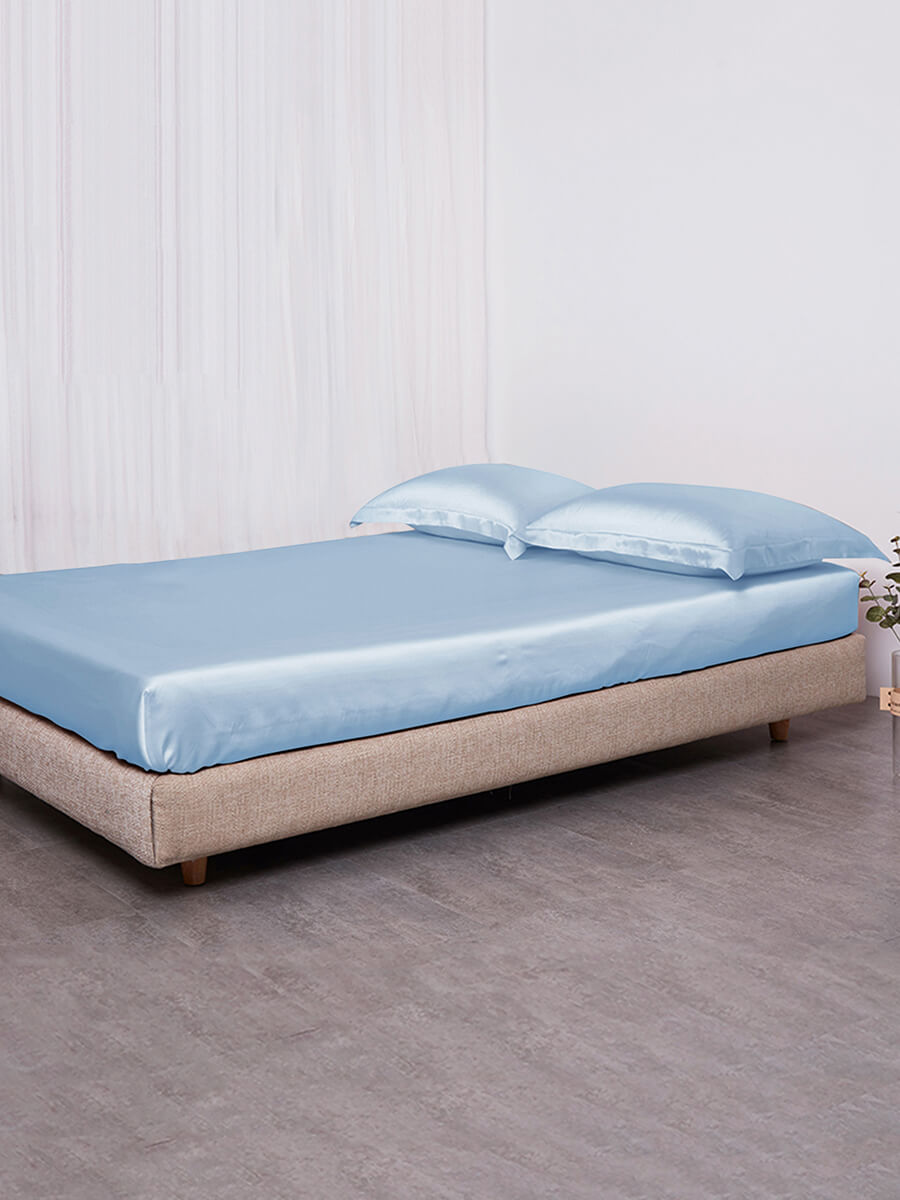 19 Momme Seamless Pure Silk Fitted Sheet