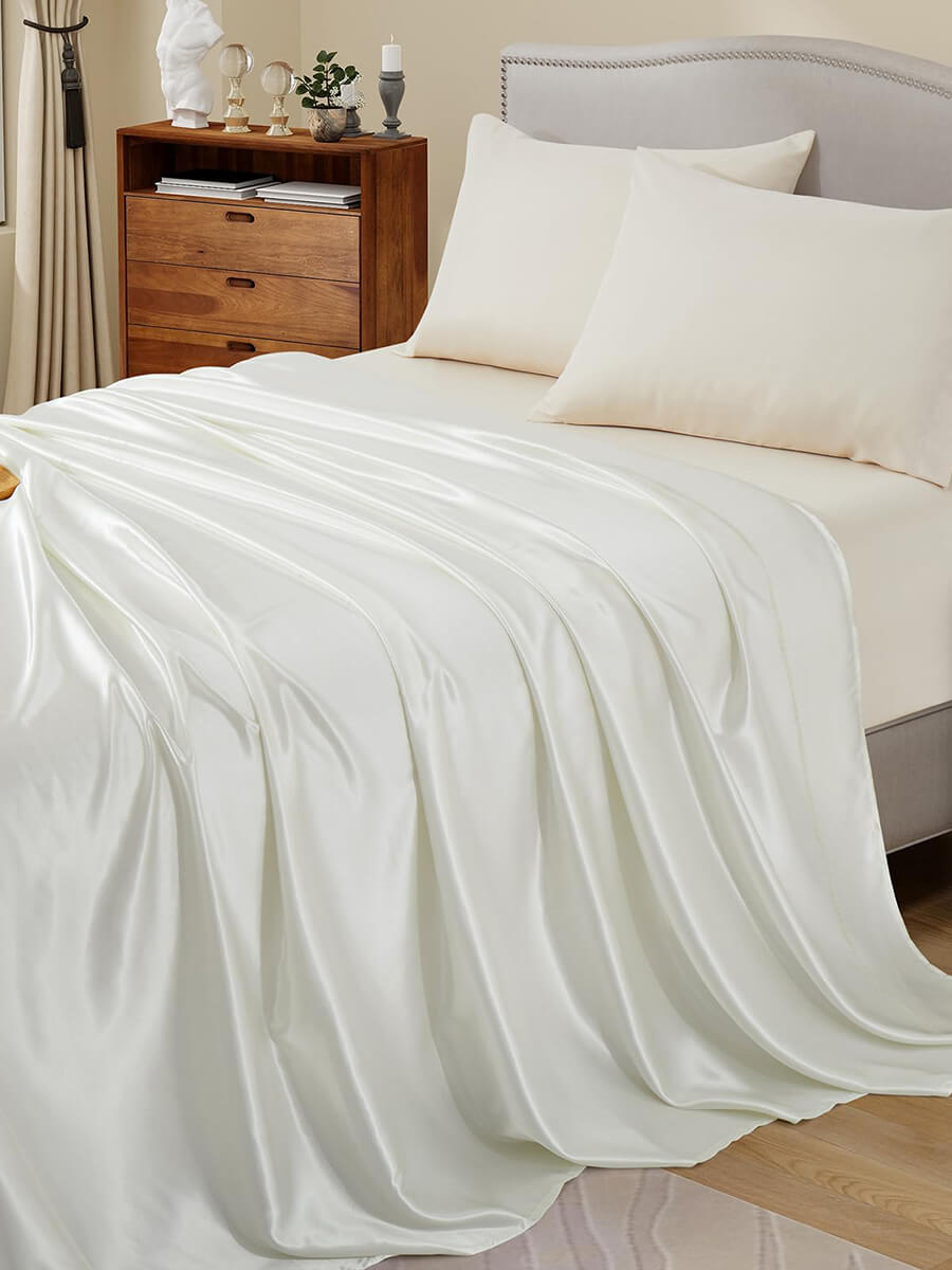 25 Momme Seamless Pure Mulberry Silk Flat Sheet