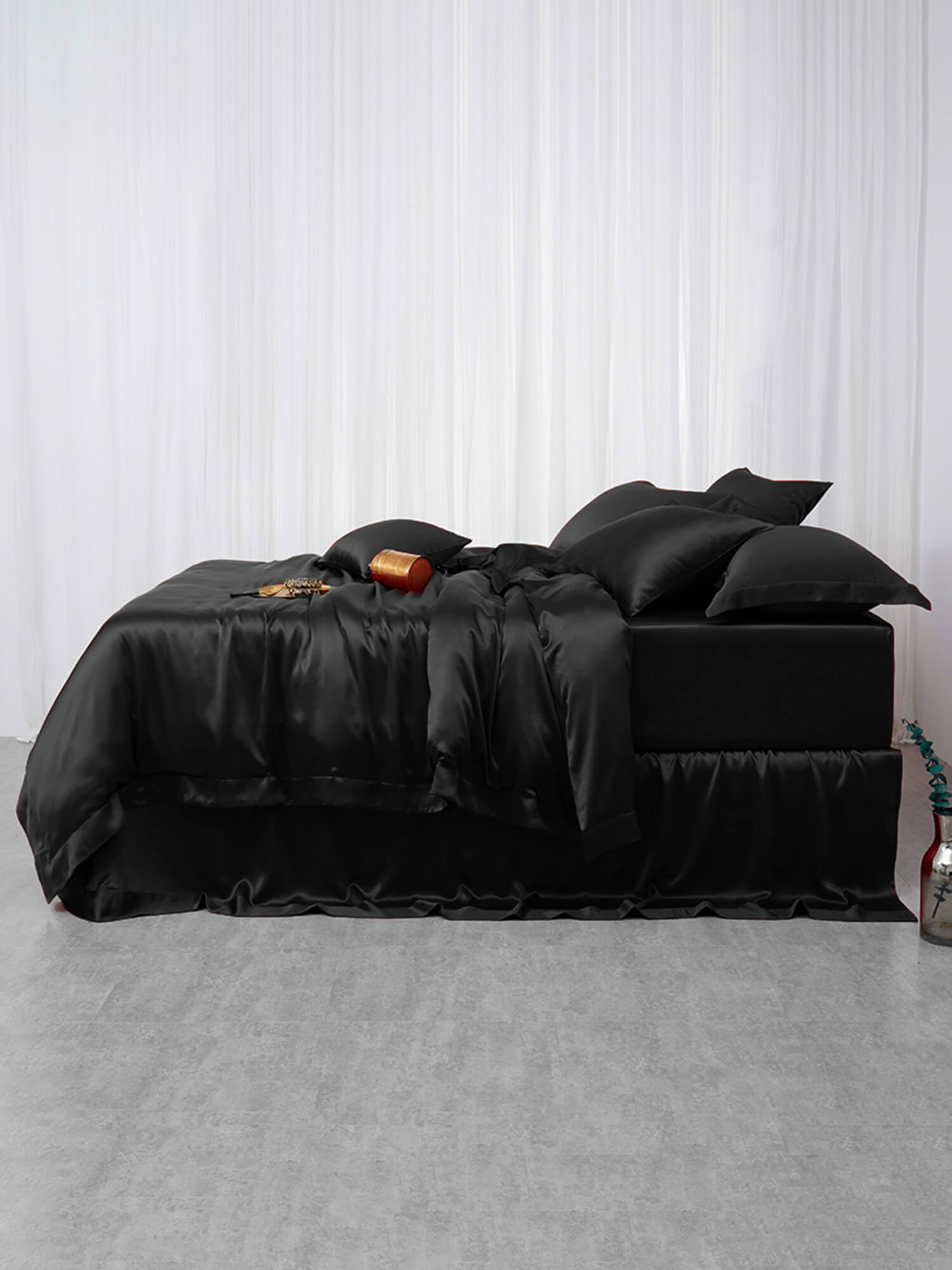 19 Momme Seamless Pure Mulberry Silk Duvet Cover