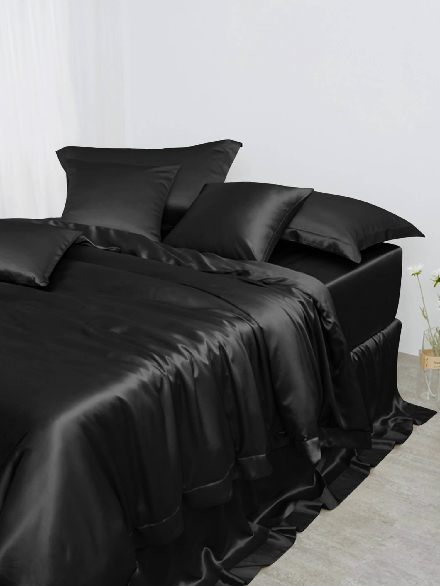 19 Momme Seamless Pure Mulberry Silk Duvet Cover