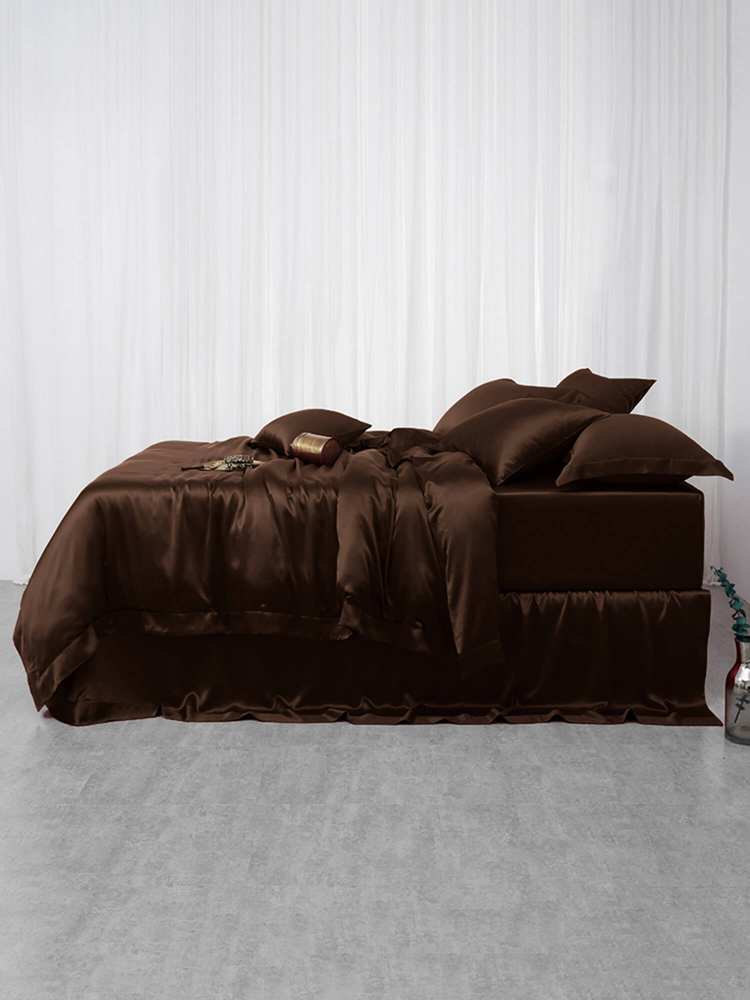 19 Momme Seamless Pure Mulberry Silk Duvet Cover