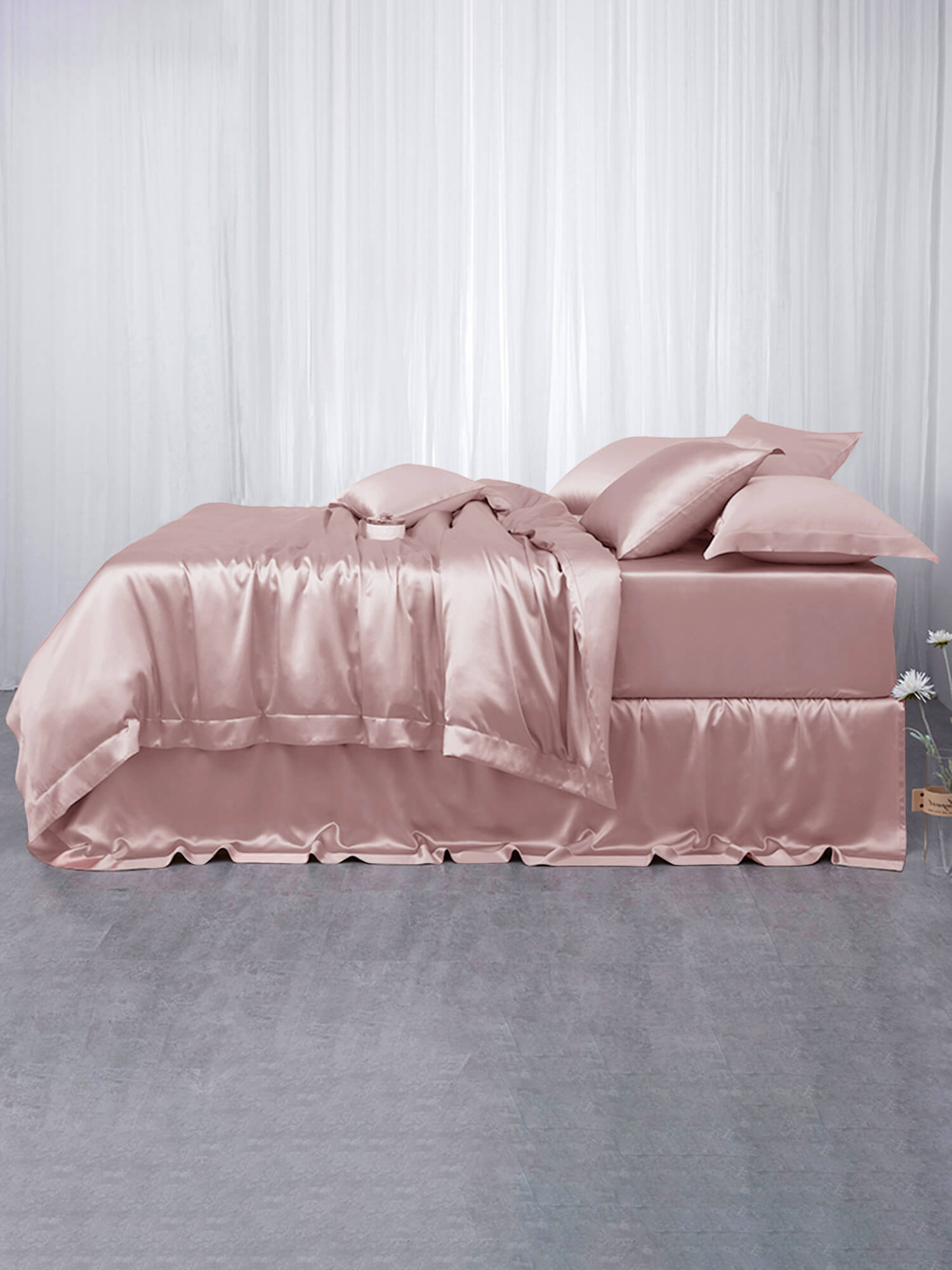 19 Momme Seamless Pure Mulberry Silk Duvet Cover
