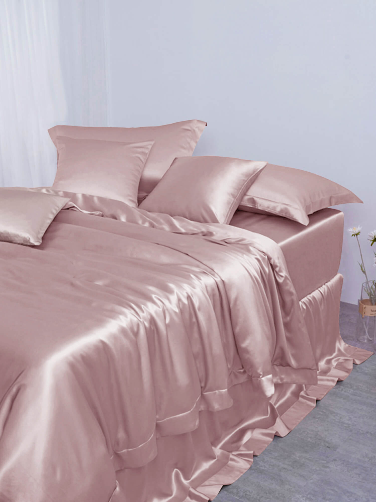 19 Momme Seamless Pure Mulberry Silk Duvet Cover