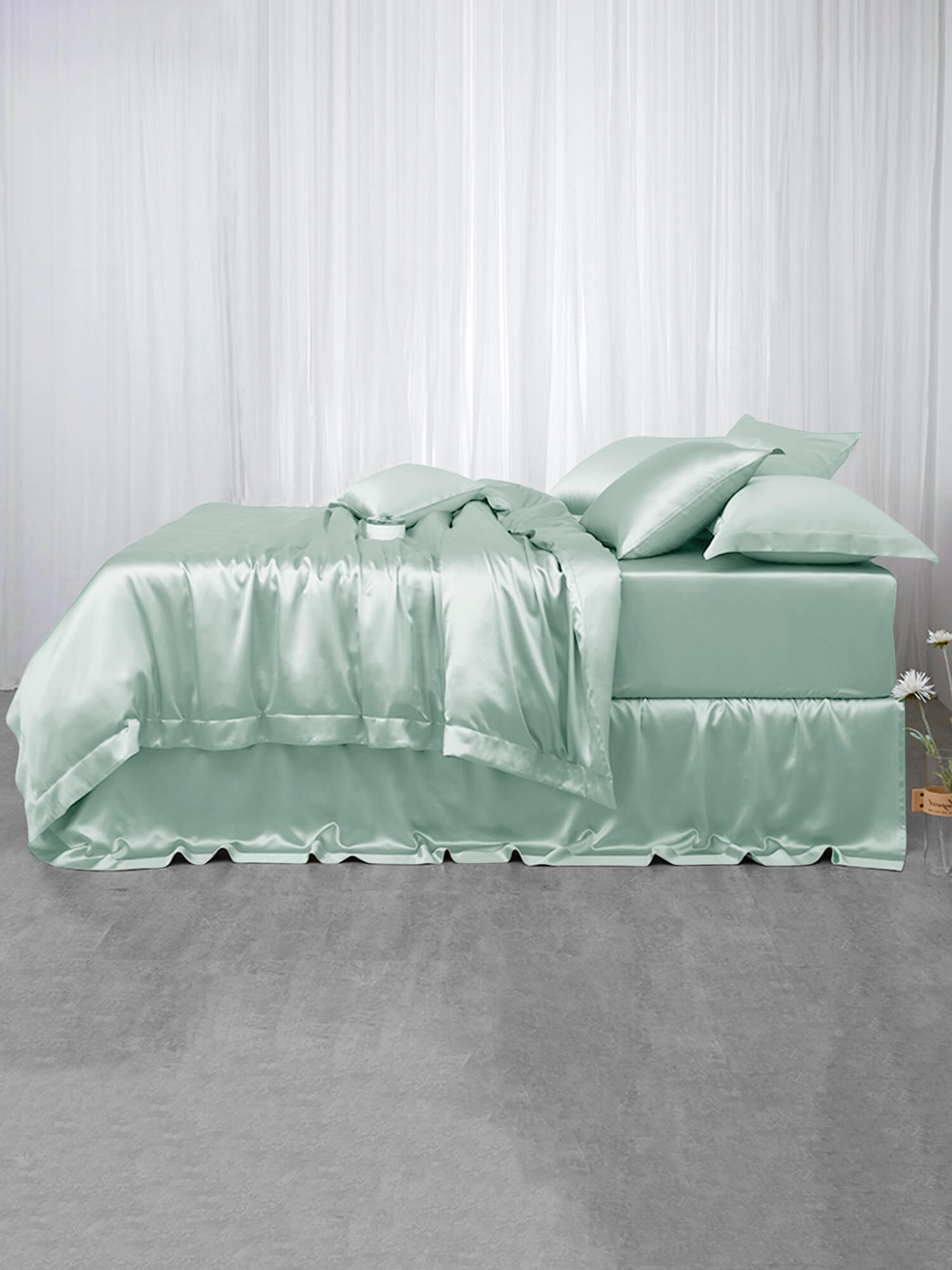 19 Momme Seamless Pure Mulberry Silk Duvet Cover