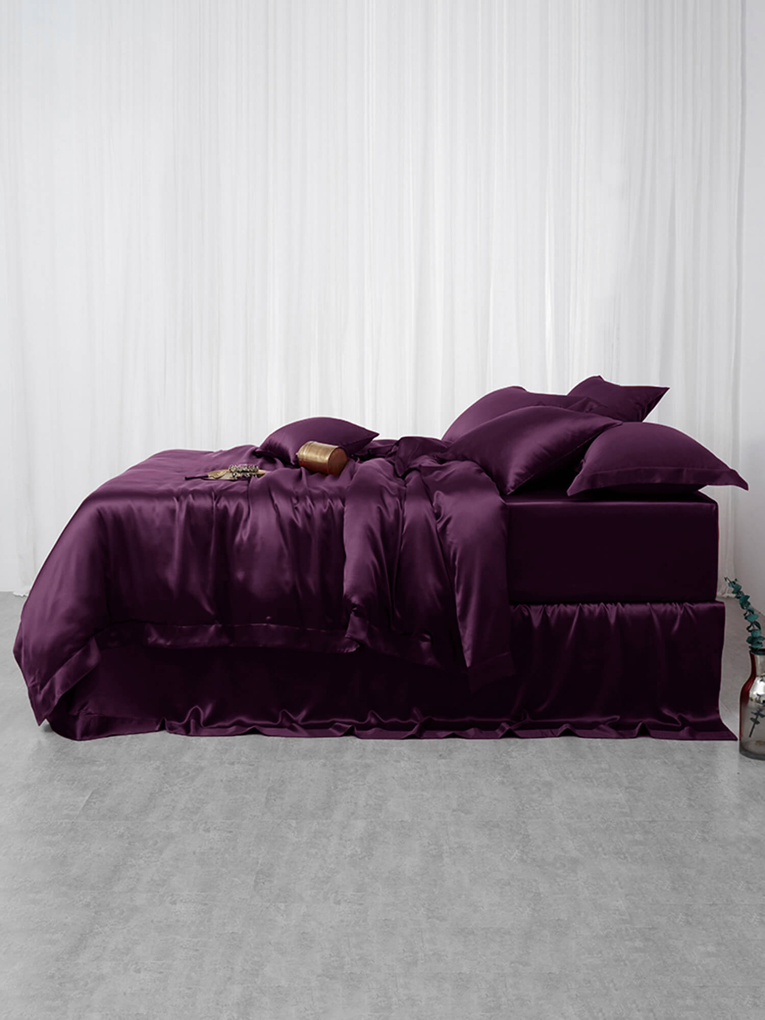 19 Momme Seamless Pure Mulberry Silk Duvet Cover