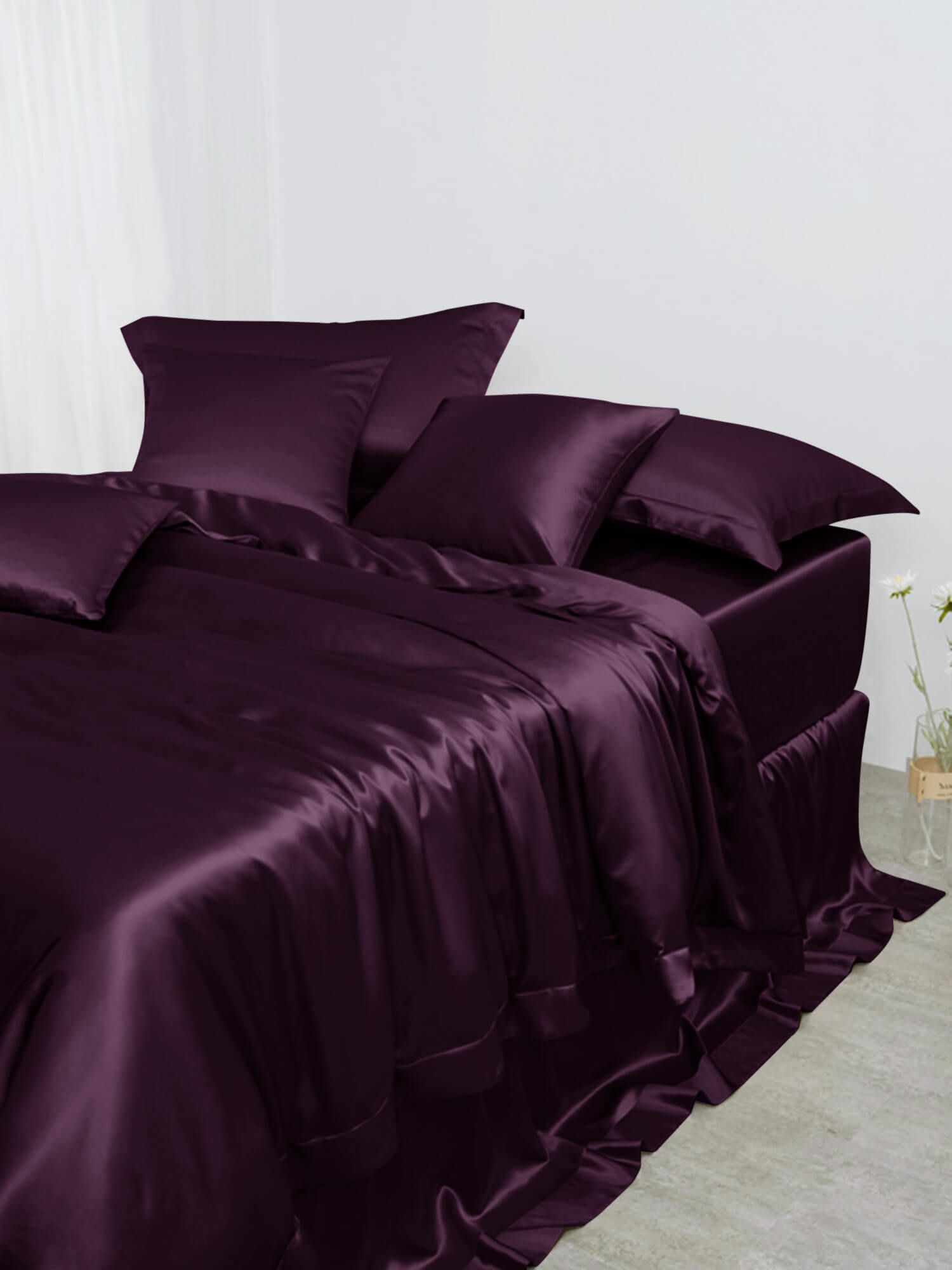 19 Momme Seamless Pure Mulberry Silk Duvet Cover