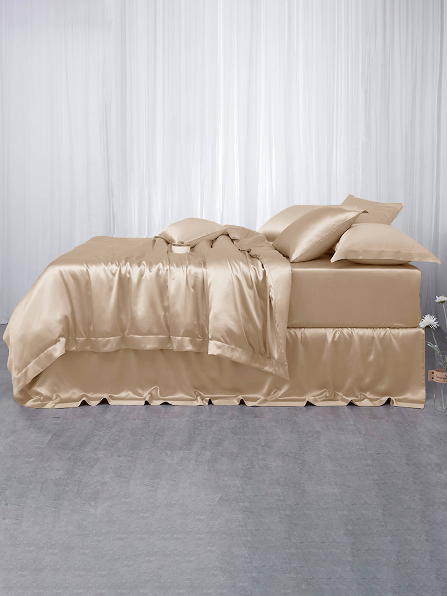 19 Momme Seamless Pure Mulberry Silk Duvet Cover