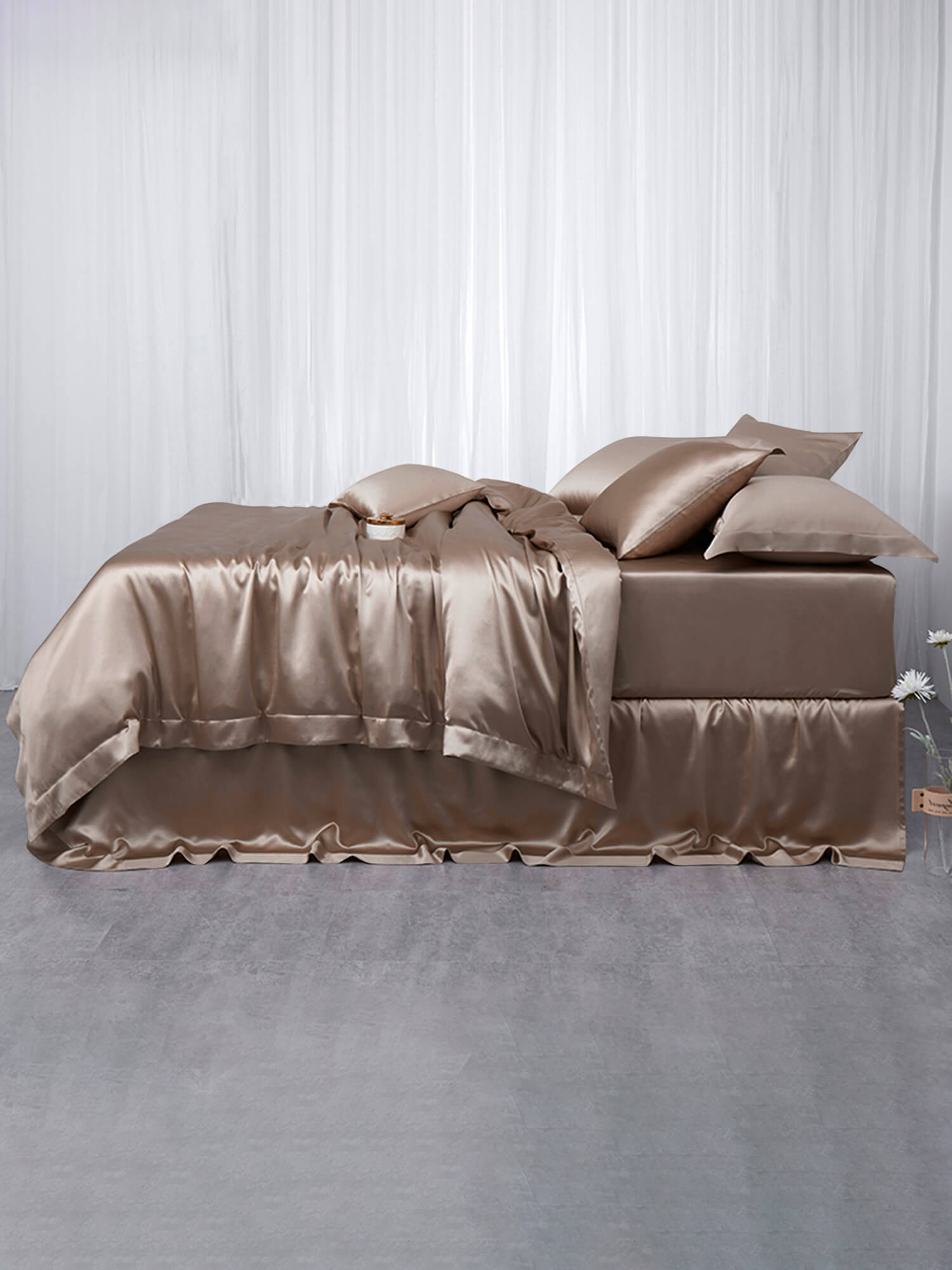 19 Momme Seamless Pure Mulberry Silk Duvet Cover