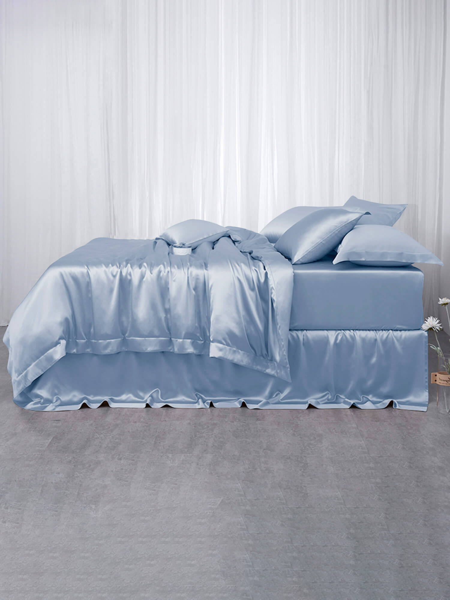 19 Momme Seamless Pure Mulberry Silk Duvet Cover