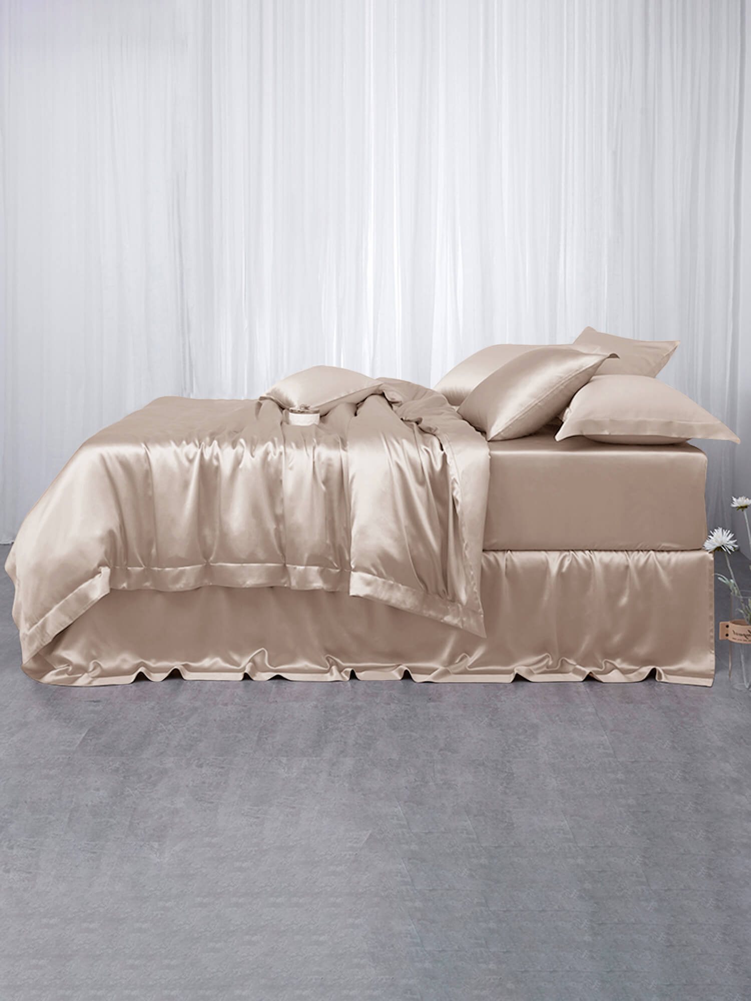 22 Momme Seamless Pure Mulberry Silk Duvet Cover