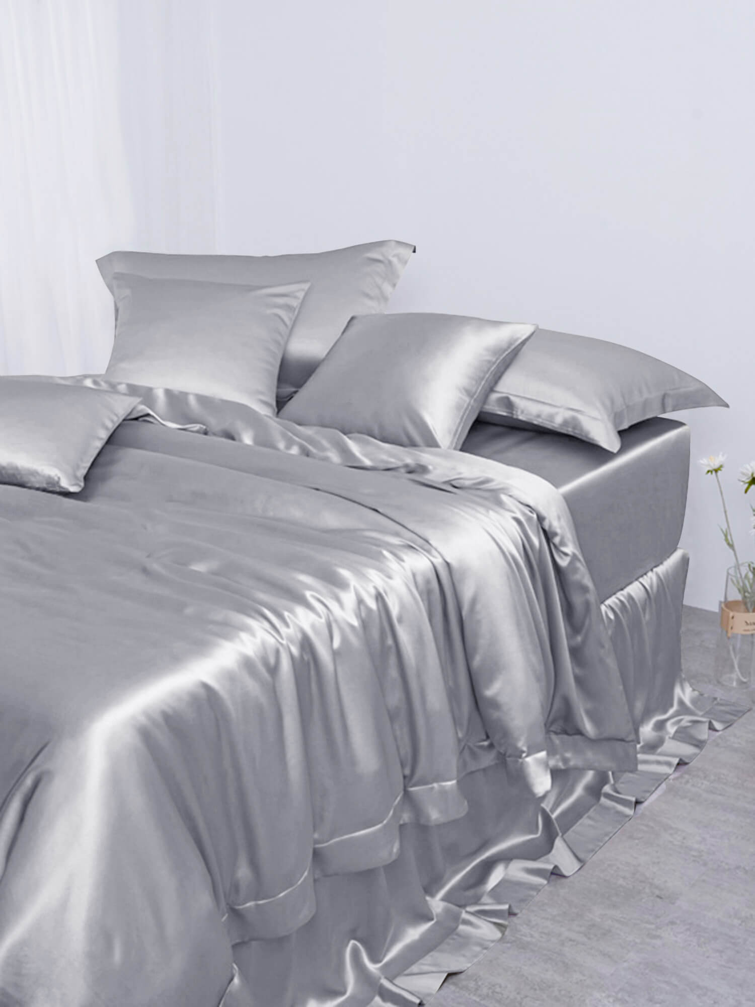 22 Momme Seamless Pure Mulberry Silk Duvet Cover