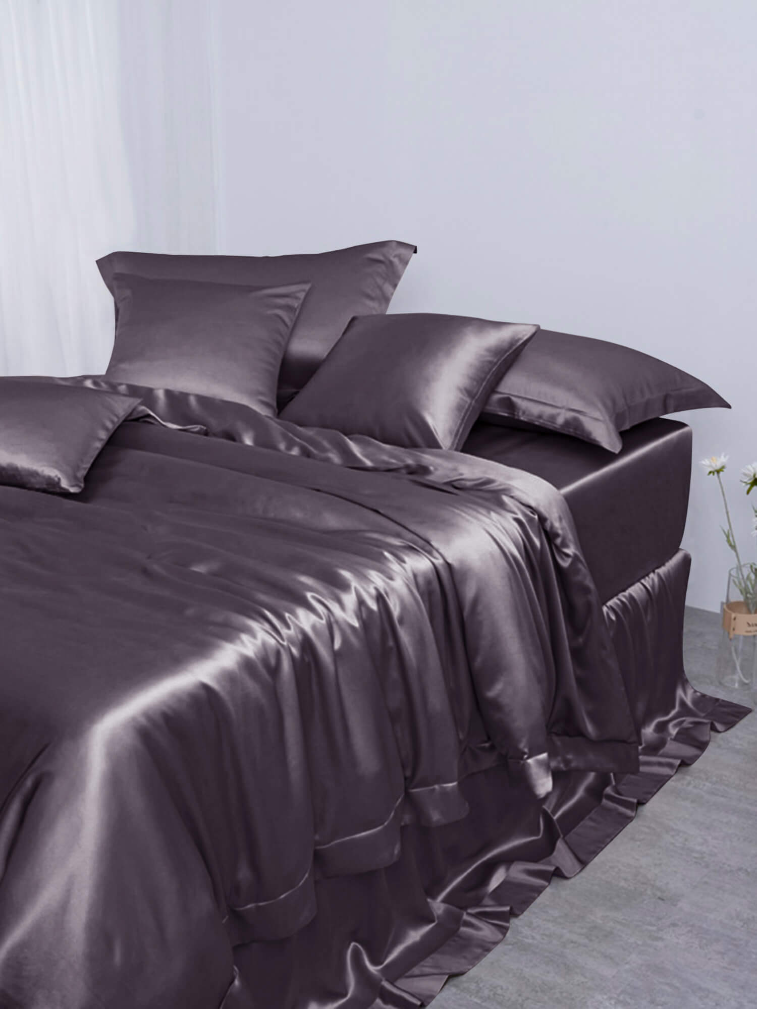22 Momme Seamless Pure Mulberry Silk Duvet Cover
