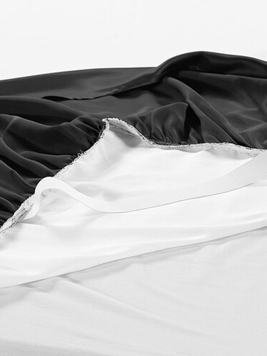 19 Momme Ruffled Silk Bed Skirt