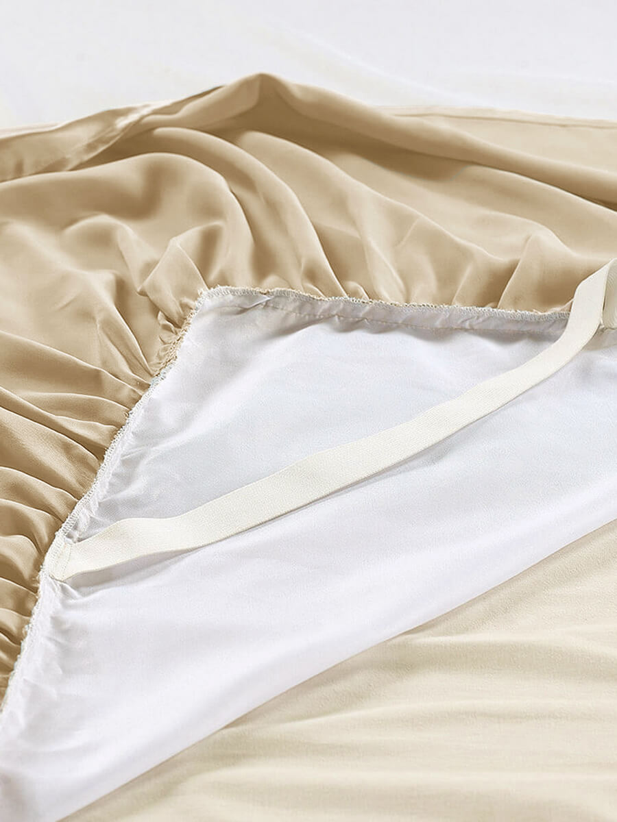 19 Momme Ruffled Silk Bed Skirt