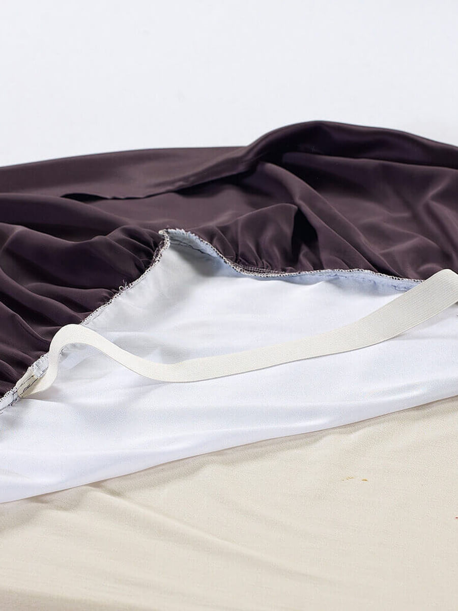 19 Momme Ruffled Silk Bed Skirt