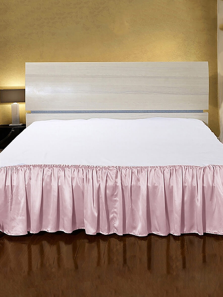 19 Momme Ruffled Silk Bed Skirt