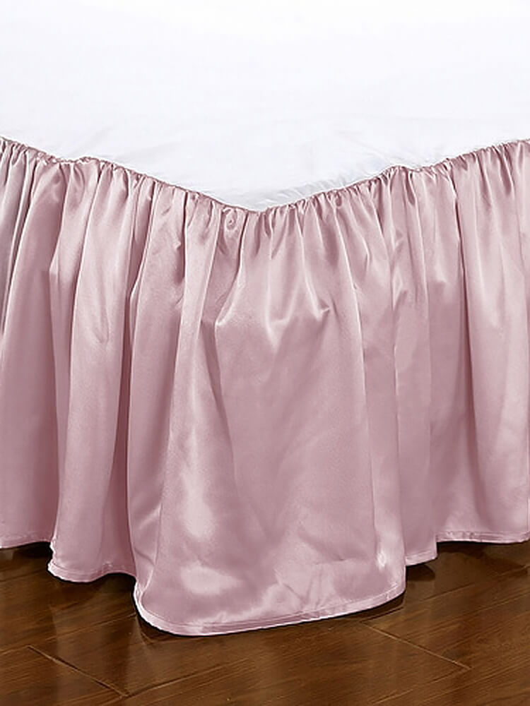 19 Momme Ruffled Silk Bed Skirt