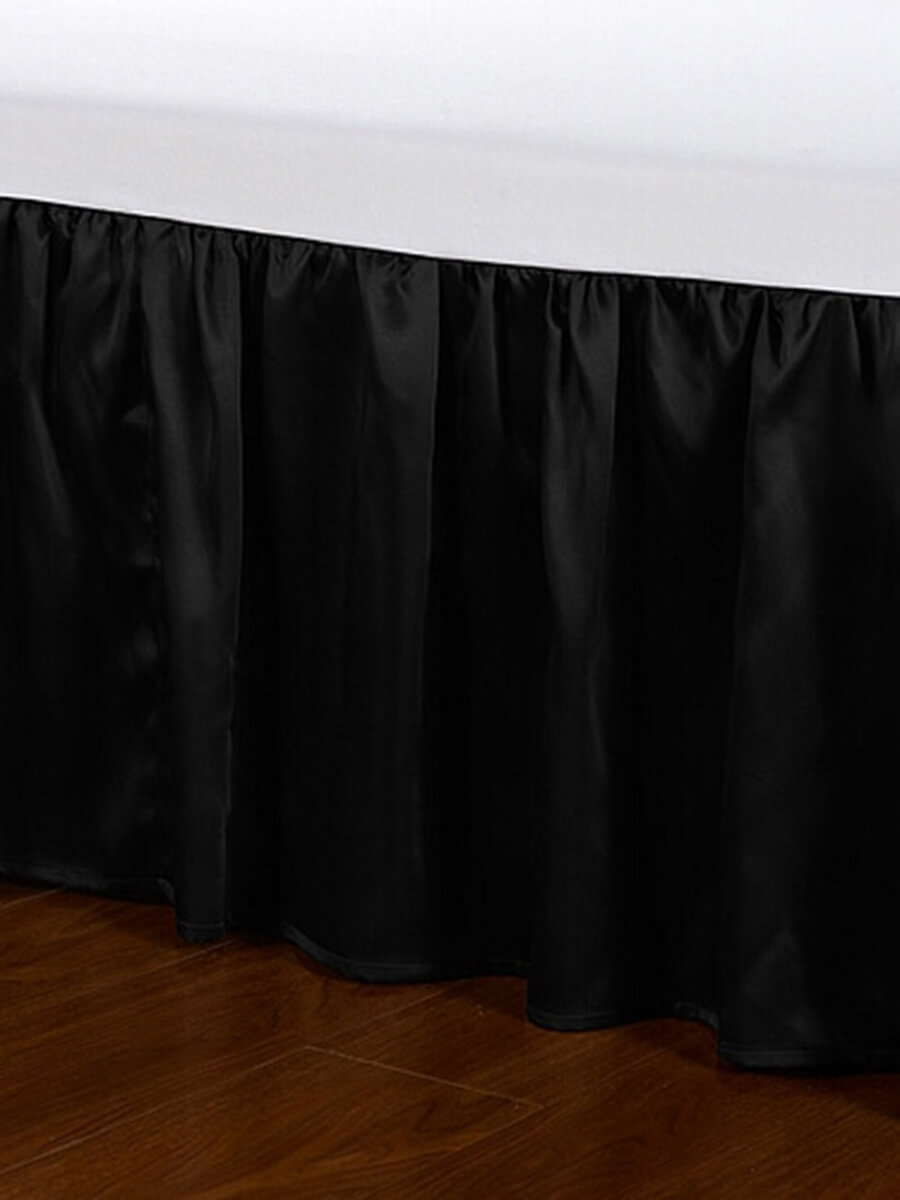 22 Momme Ruffled Silk Bed Skirt