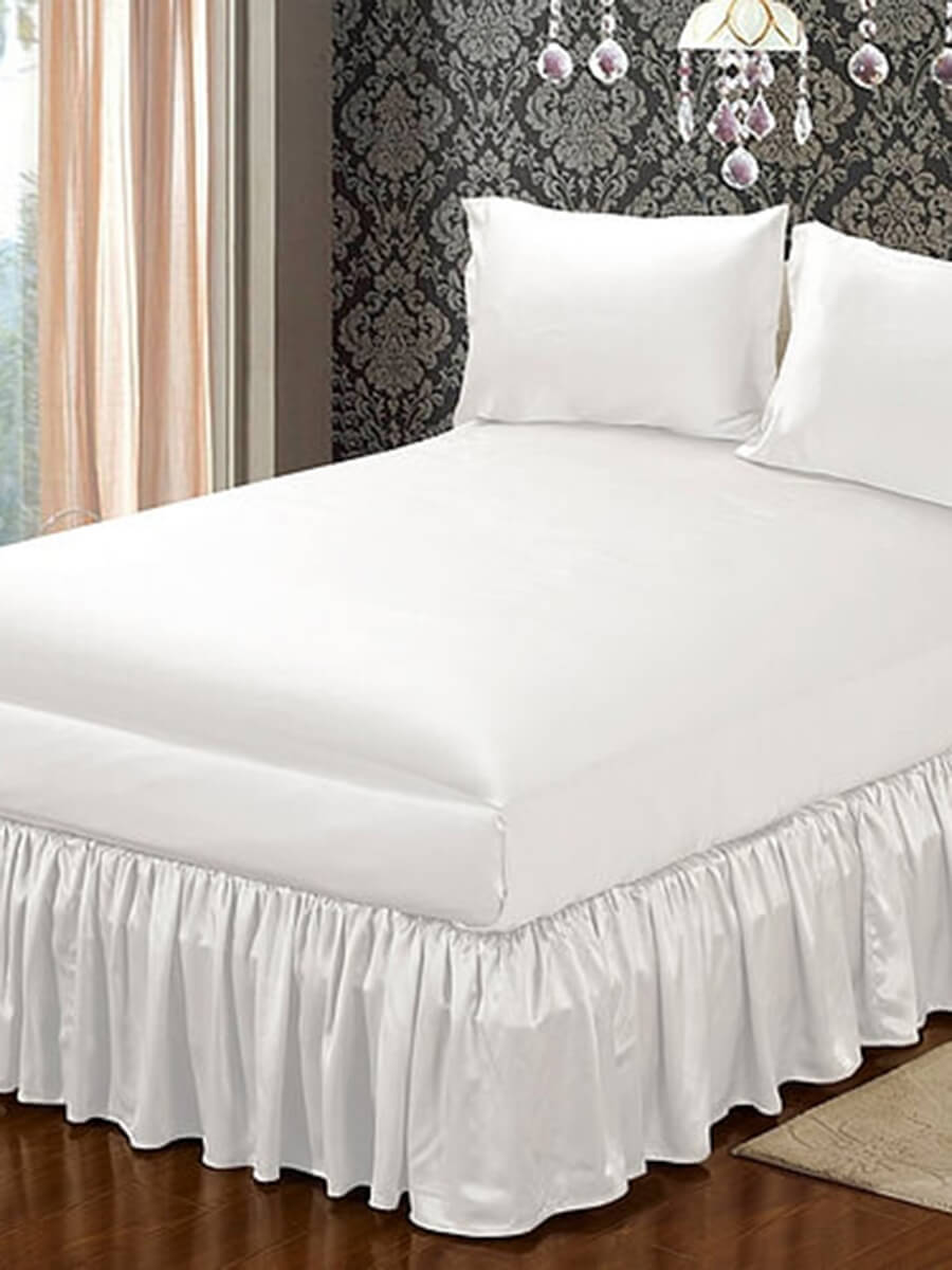 25 Momme Luxury Silk Bed Skirt