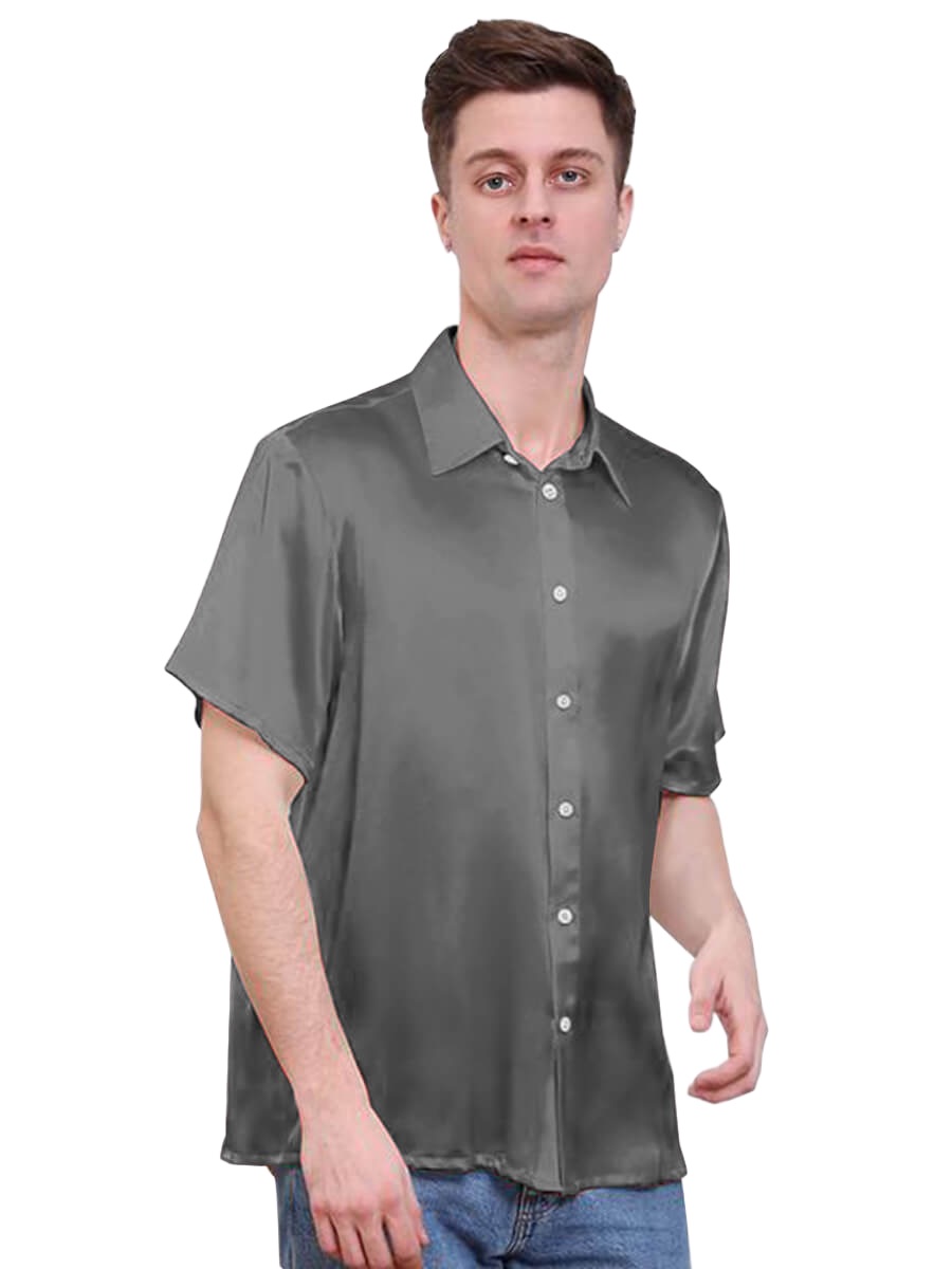 Short-Sleeved Shirt - Luxury Grey