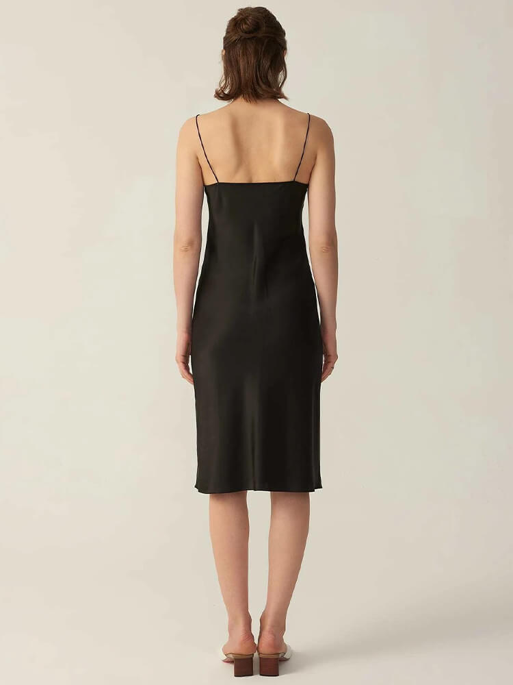 22 Momme Basic Short Silk Slip Dress