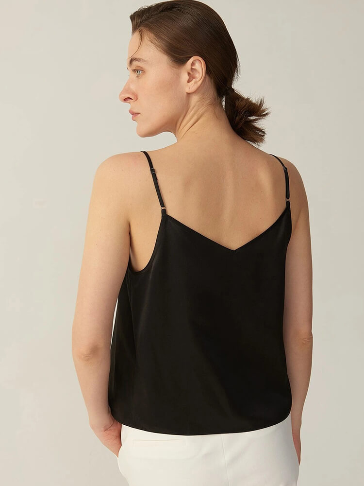 22 Momme V-Neck Mulberry Silk Camisole