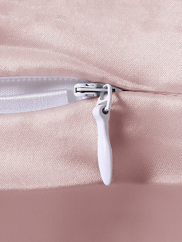 22 Momme Terse Silk Pillowcase Zipper Closure